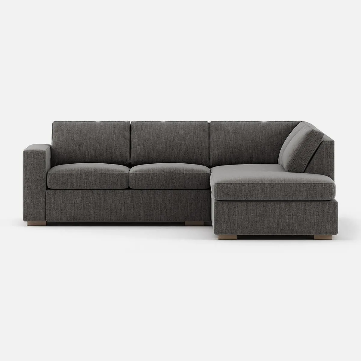 Glozin II Sectional Sofa in Latex—Sand